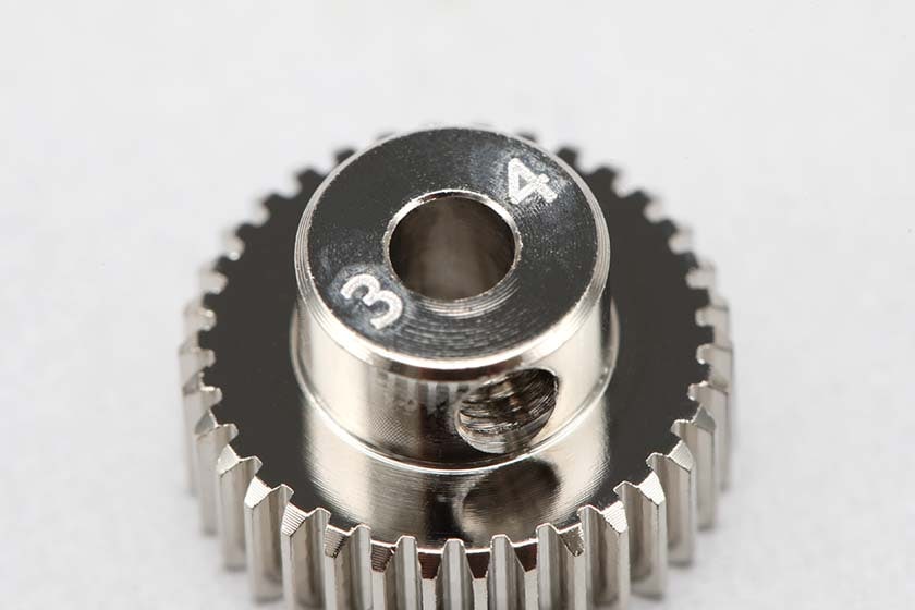 PG-4834 34T 超硬プレシジョン アルミ製ピニオンギヤ 48ピッチ軽量