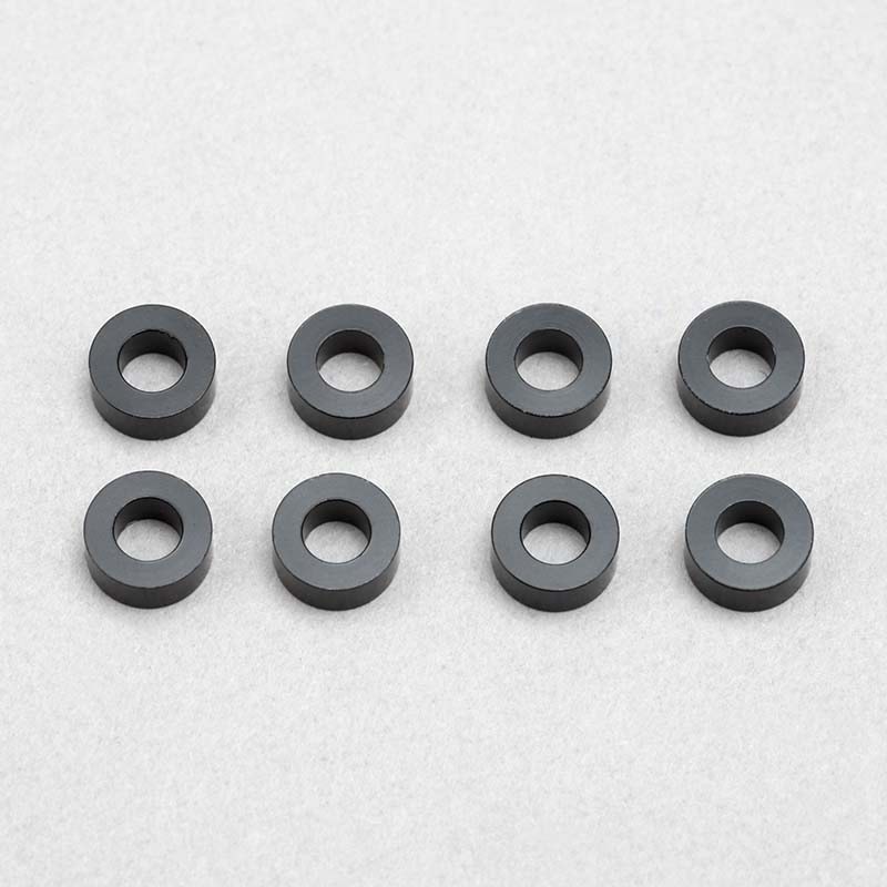 ZC-A3625B φ3.0xφ6.0x2.5mm アルミシム(ブラック) 8個入 | 汎用パーツ