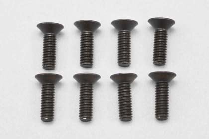 ZC-F258 M2.5x8mm 皿ソケットスクリュー 8本入 | 汎用パーツ