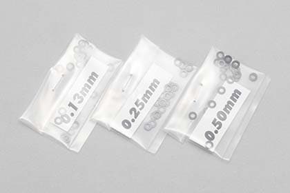 sumomoページ ZC-S20 φ2.0 スペーサー 0.13mm/0.25mm/0.50mm 各20枚入