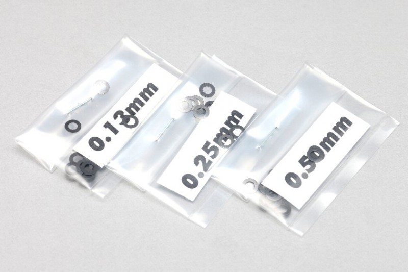 2.5 ڡ 0.13mm/0.25mm/0.50mm 20