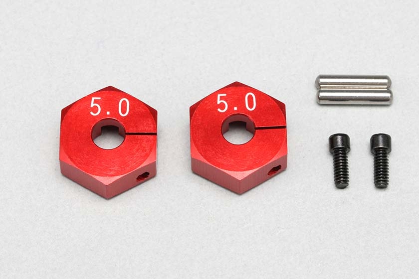 Y2-011CR5 クランプ式 5.0mm ホイルハブ(レッド) | ドリフト