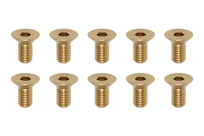 ヨコモ フラット ヘッド ソケット スクリュー 高精度切削チタン製 (M3×6mm 4本入) RP-042-06 2zzhgl6 RT-021-05/06/08/10/12/15/18【SPM チタン製 フラットヘッド