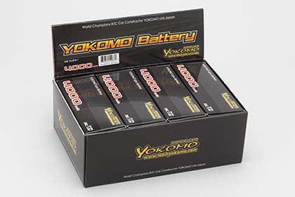 YB-L400B12 YOKOMO Lipo 4000mAh バッテリー (12本セット