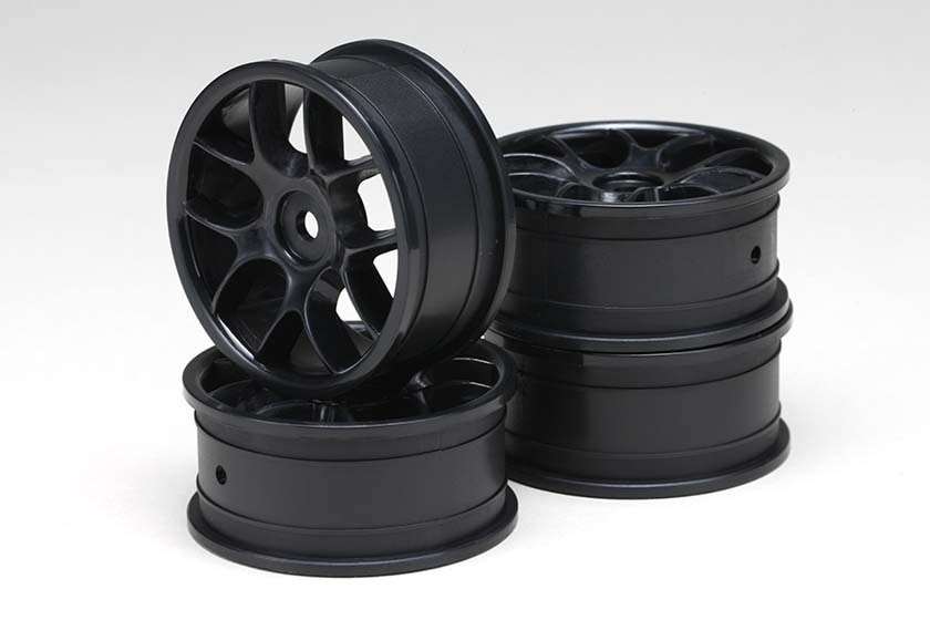 SHIMANO スポークホイール 2本セット ブラック Amazon | 1/10 ツーリングカー向け ブラック 深リム 6本スポーク