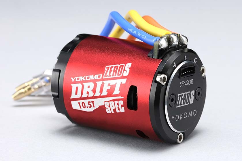 YM-S105DR ZERO-S ドリフトスペック ブラシレスモーター 10.5T レッド
