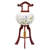 【送料無料】大内行灯 美奉 10号 絹二重