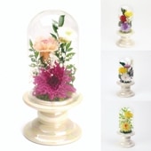 【送料無料】ボトルプリザＳ プリザーブドフラワー仏花（高さ18cm）