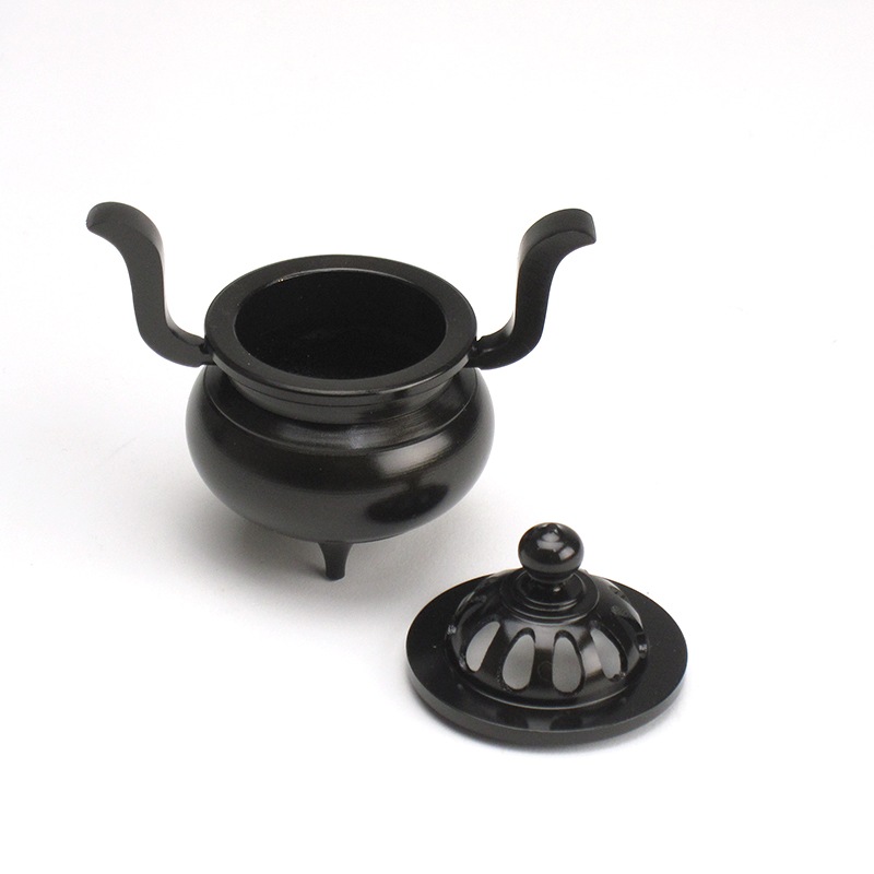 送料無料】国産仏具 獅子付 玉香炉 磨き 2.5寸～3.5寸｜お仏壇のよね