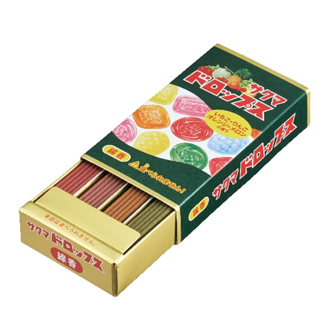 サクマドロップス ミニ寸線香（カメヤマ製）｜お仏壇のよねはら