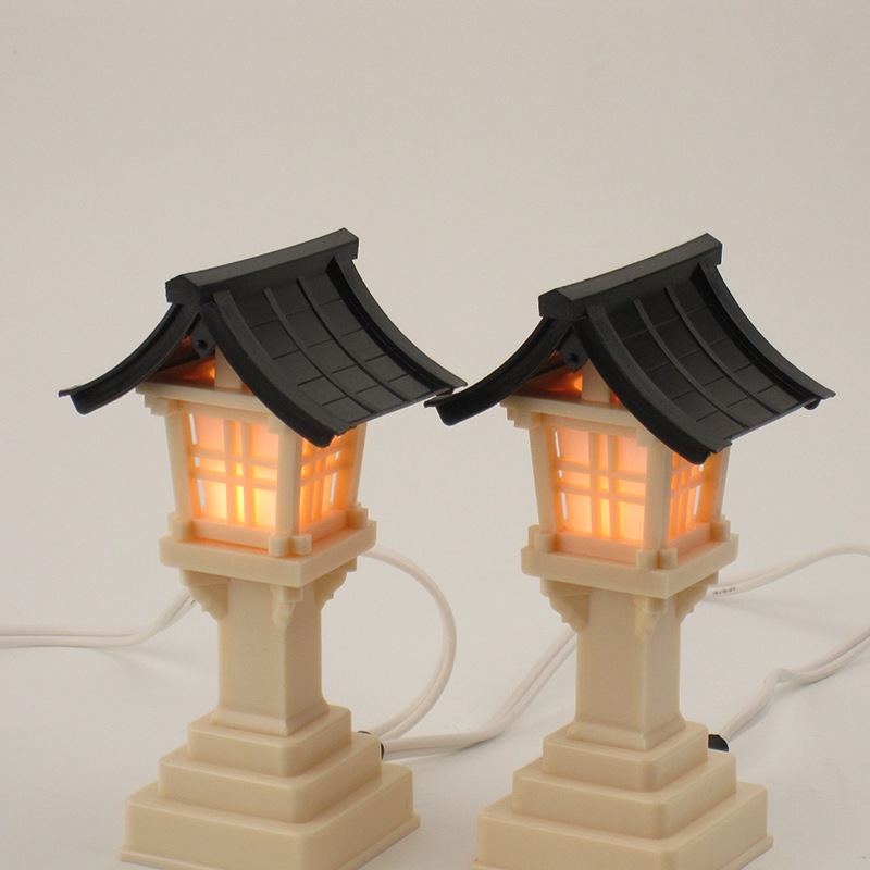 神具】春日灯籠 6号 黒屋根（一対入り）｜お仏壇のよねはら公式通販