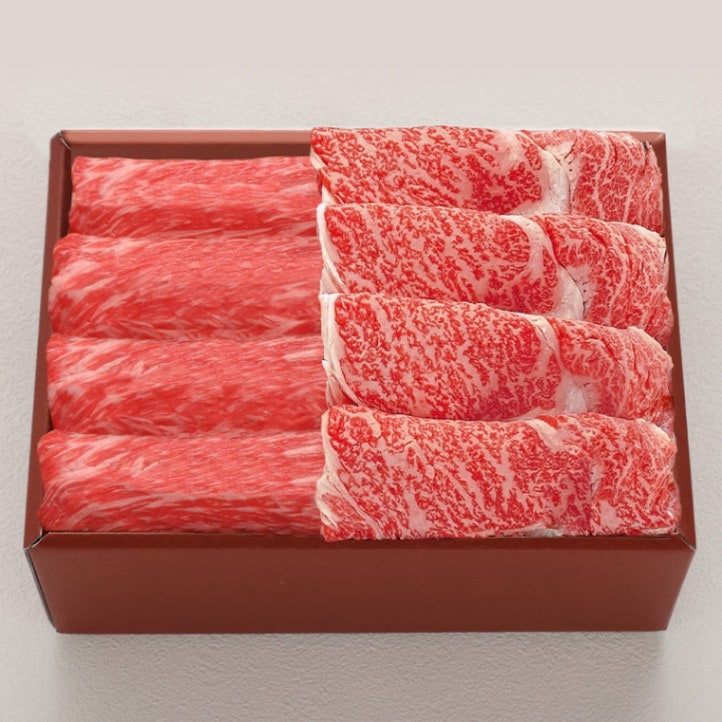 米沢牛すき焼詰合せ(ロース・赤身 各300g)