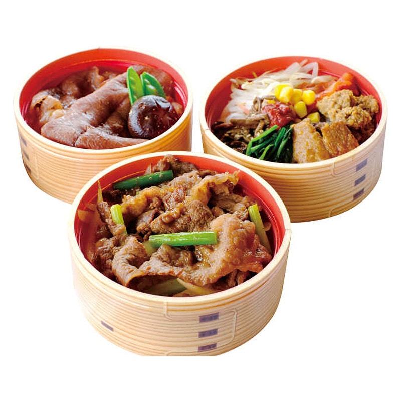 米沢牛わっぱめし3種 各2個