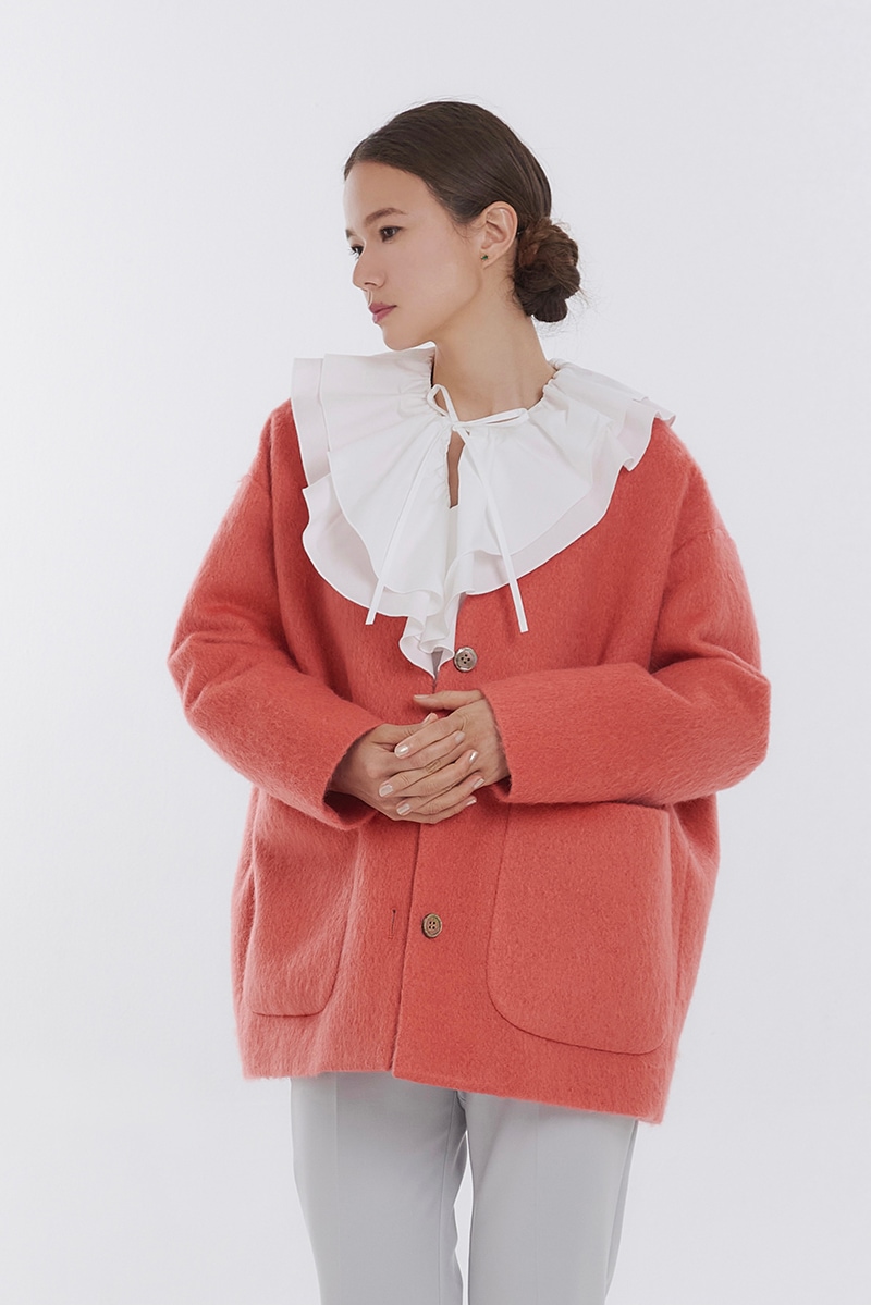 ウールモヘアシャギージャケット | outer| yori