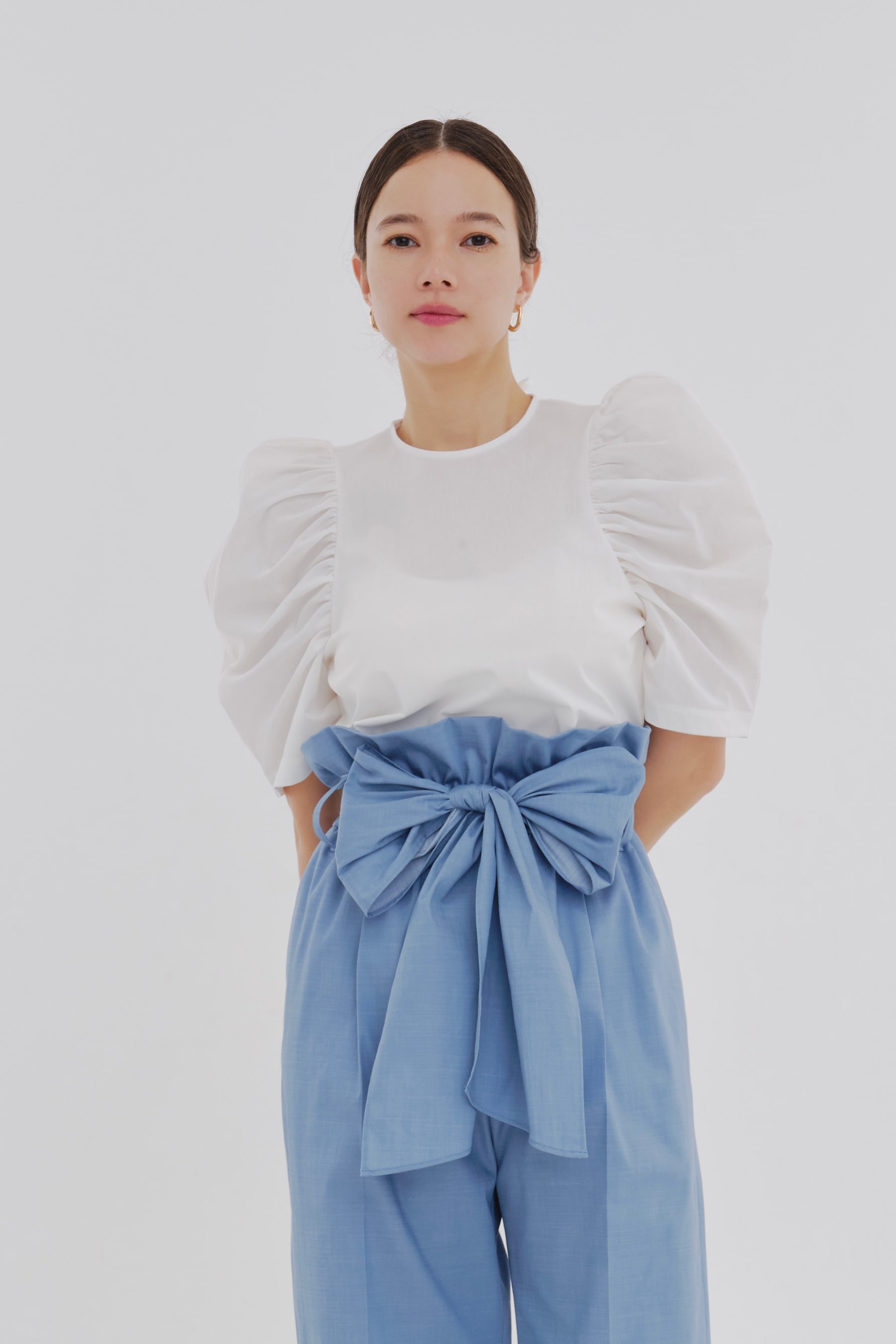 yori スカラップスリーブ　ブラウス　イエロー　36 スカラップスリーブブラウス | all item| yori