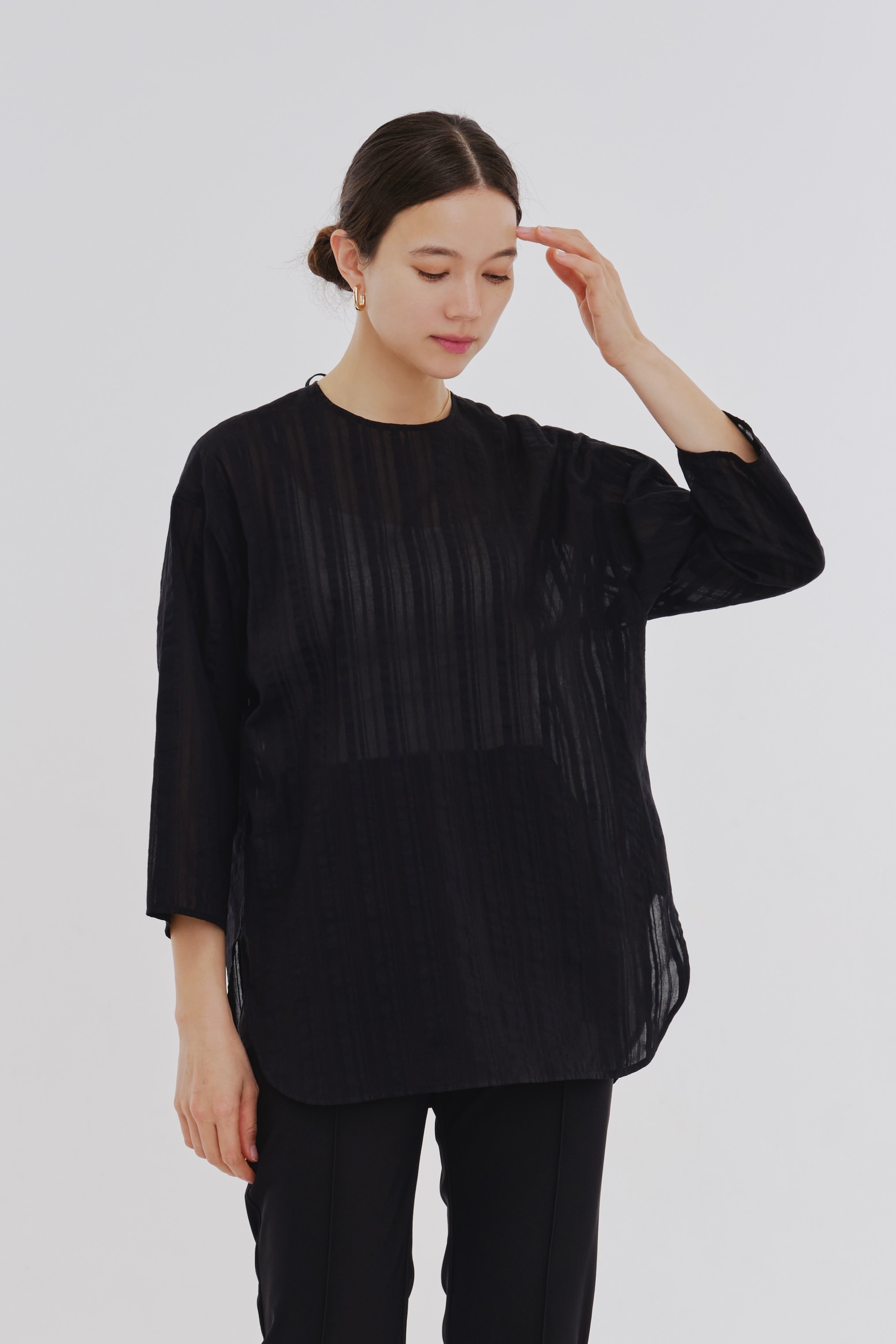 コットン100ストライプブラウス | all item| yori