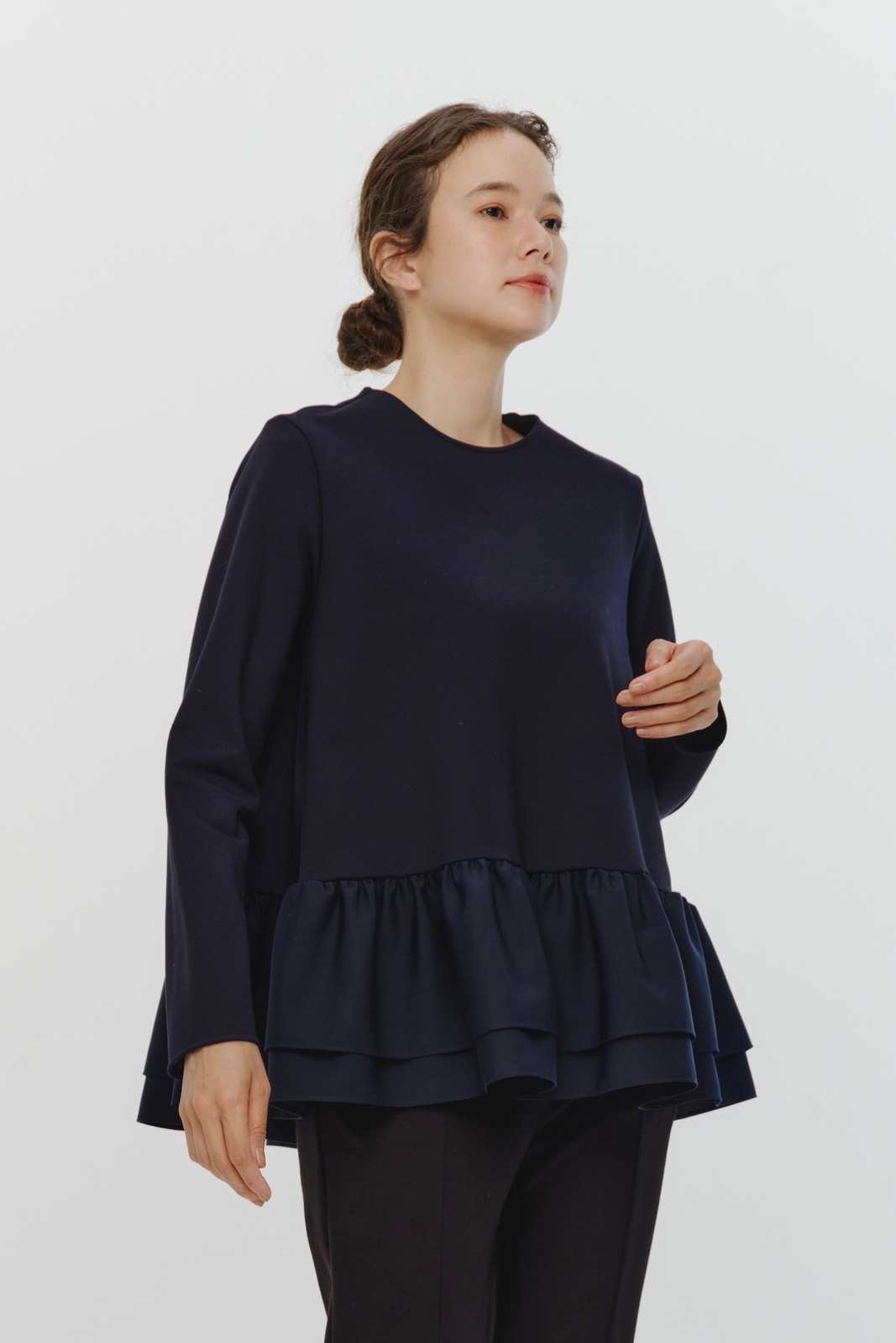 ぬくぬくヘムダブルフレアブラウス | all item| yori