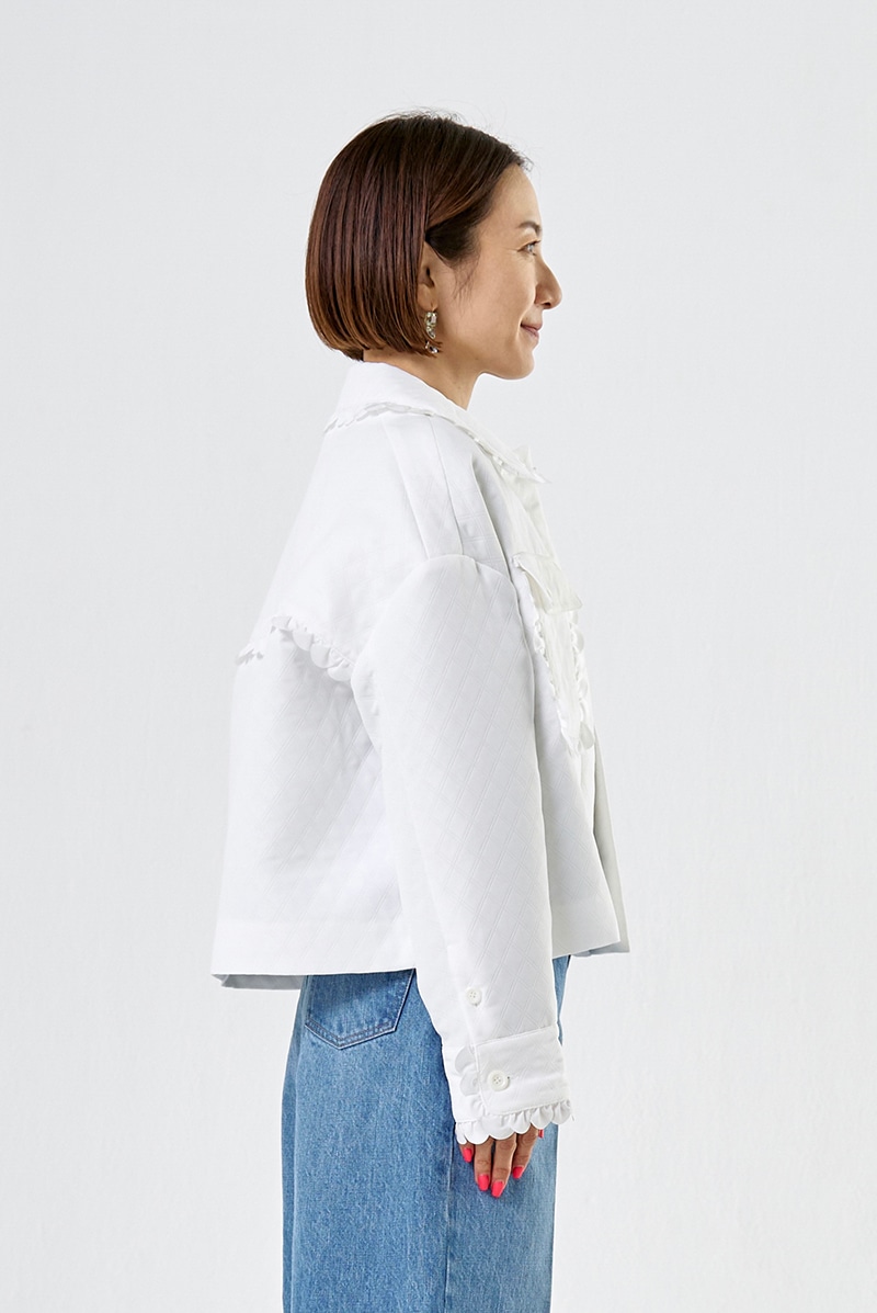 スカラップショートジャケットコート popupshop】スカラップショートジャケット【会場お渡し】 | 3