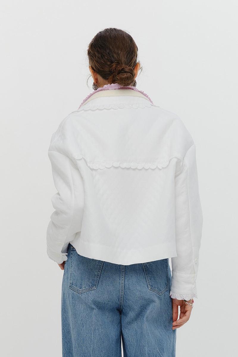 スカラップショートジャケットコート popupshop】スカラップショートジャケット【会場お渡し】 | 3