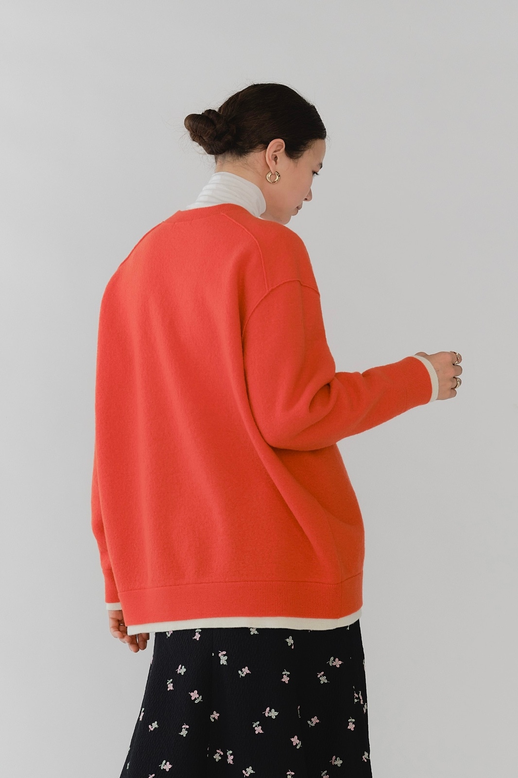 12月上旬発売予定 圧縮ニットレイヤードカーディガン【2025AW