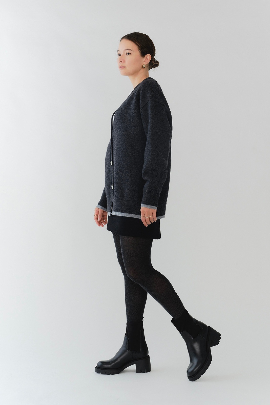 圧縮ニットレイヤードカーディガン【2025AW】12/1pm21:00～販売 | 12