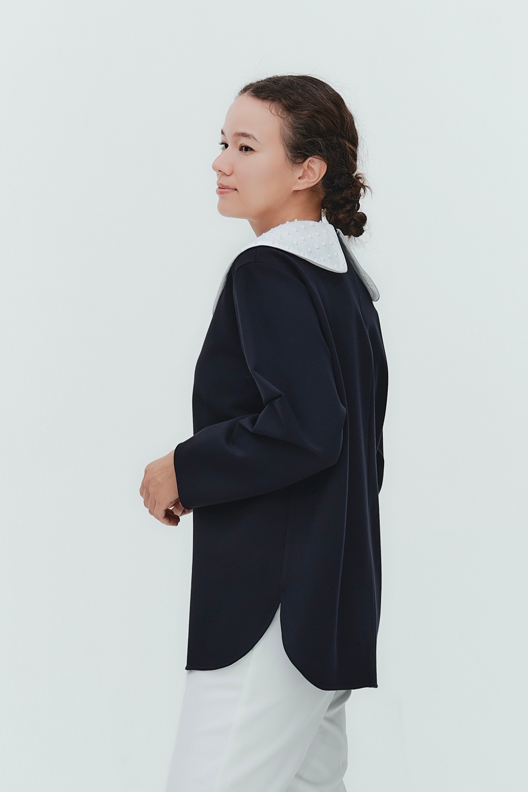 11月下旬発送予定 ぬくぬくスノーカラーブラウス | 10/6pm12:00