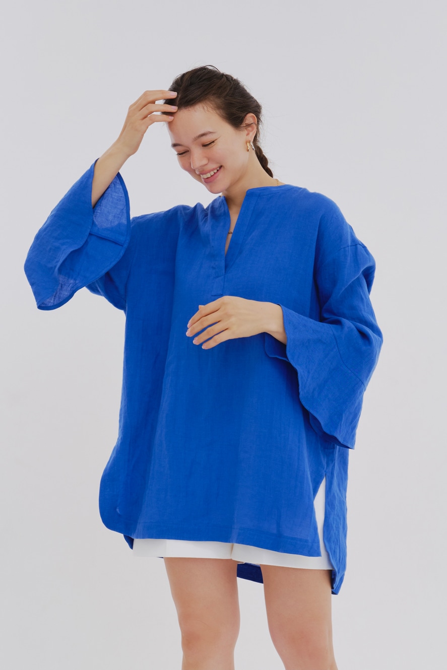 フレンチリネンロングシャツ【2024SM】 | all item| yori