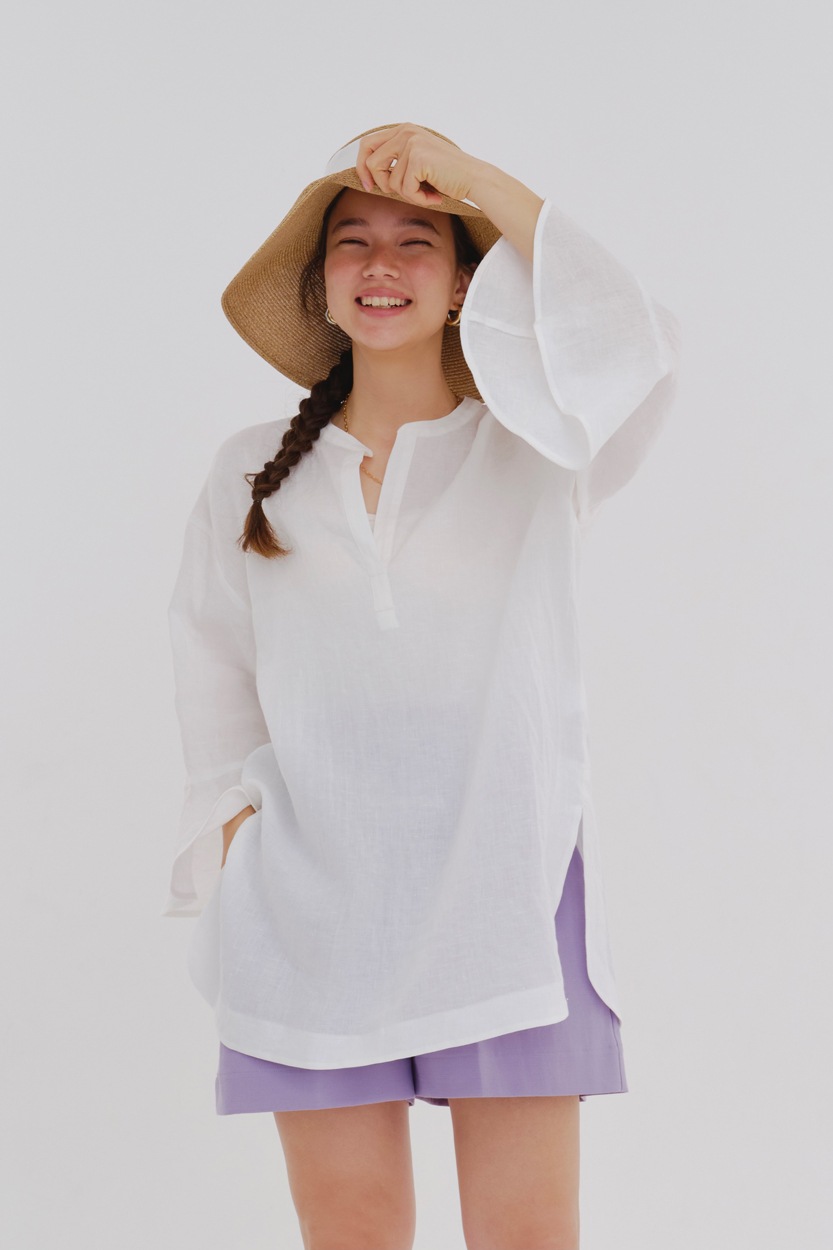 フレンチリネンロングシャツ【2024SM】 | all item| yori
