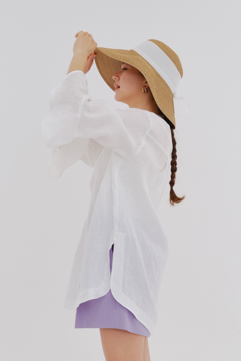 フレンチリネンロングシャツ【2024SM】 | all item| yori
