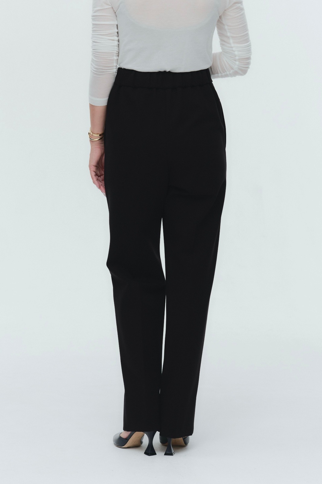 yori ぬくぬくスリムパンツ　ブラック　34 11月下旬発送予定 ぬくぬくスリムパンツ | 10/6pm12:00～予約販売| yori