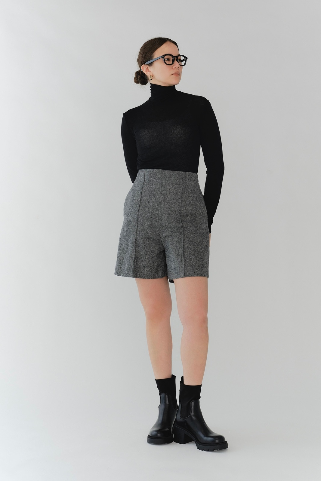 yori トリプルクロスショートパンツ【2024AW】 新品 タグ付き yori トリプルクロスショートパンツ【2024AW】