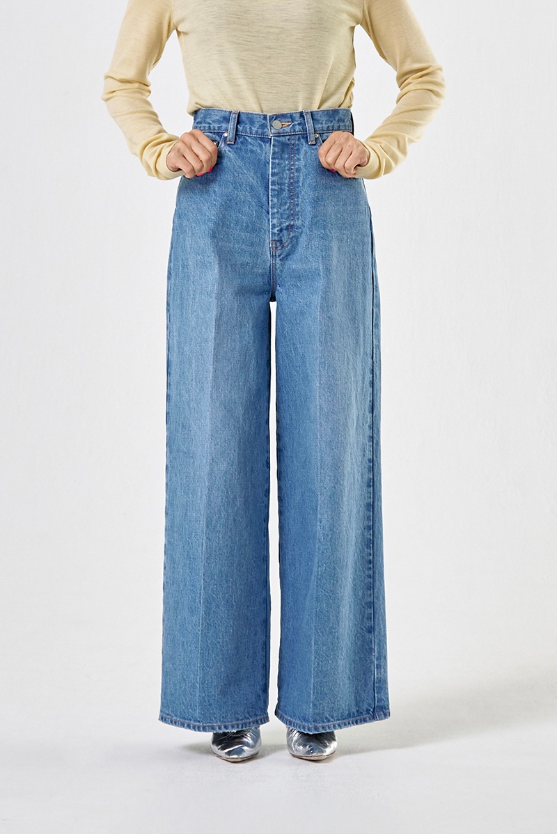 yori ヨリ Janeワイドデニム【2024AW】 36 Janeワイドデニム | all item| yori