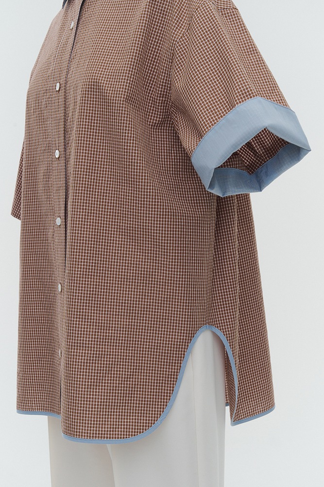 ステンカラーオーバーチェックシャツ【2025SP】 | all item| yori