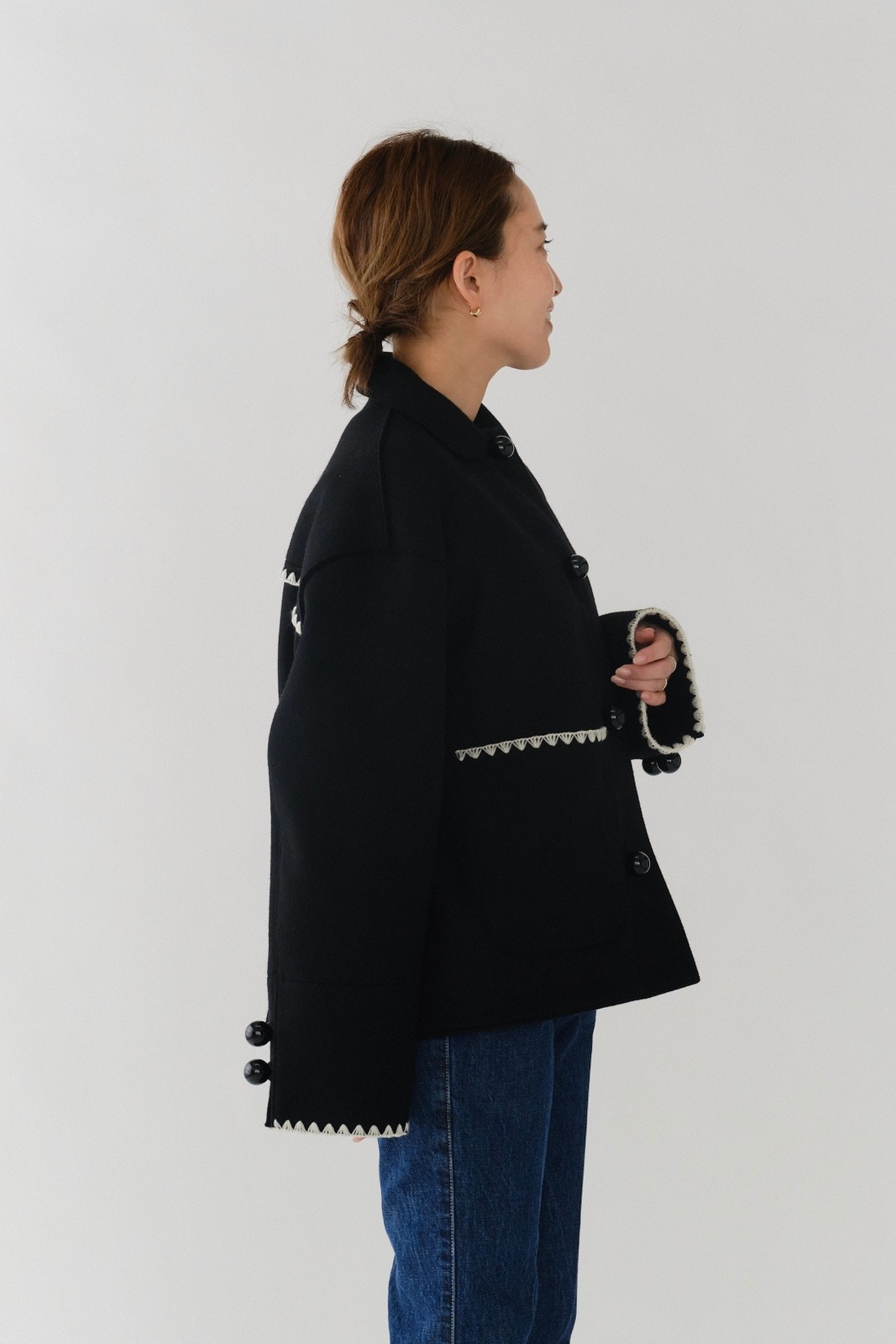 ハマグリウールショートコート【2025AW】