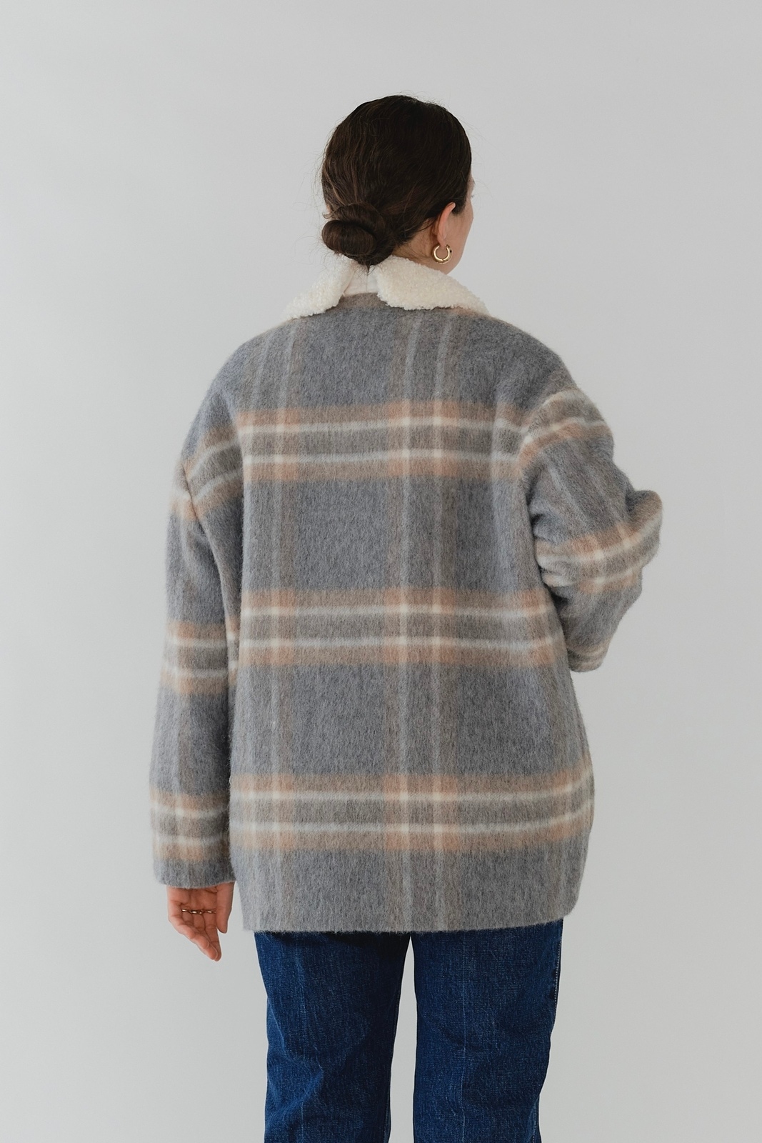 yori シャギーチェックコート Yori/シャギーチェックコート 2025年最新】yori シャギー