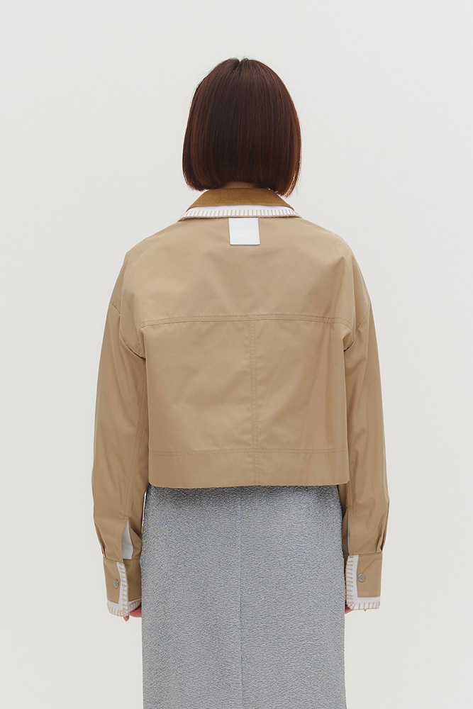 ブランケットステッチチノシャツジャケット | all item| yori
