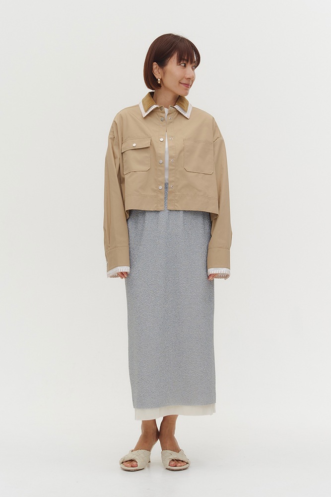 ブランケットステッチチノシャツジャケット | all item| yori