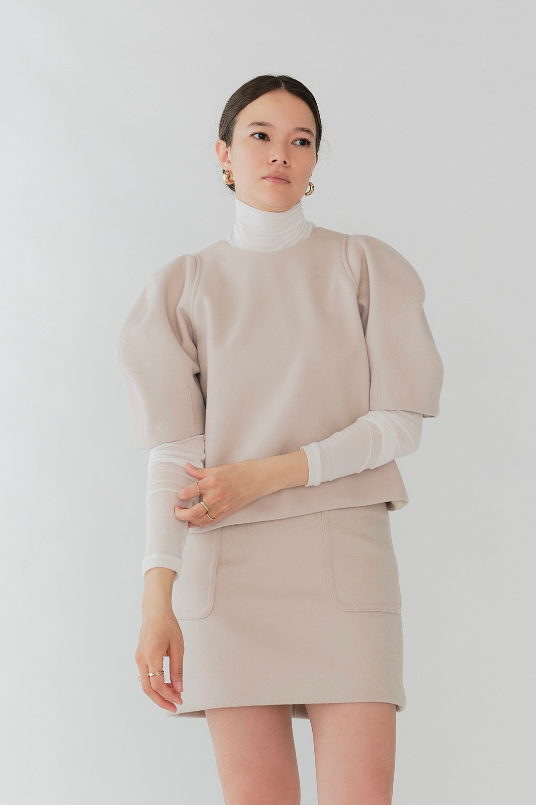 バックツイストウールトップス【2025AW】