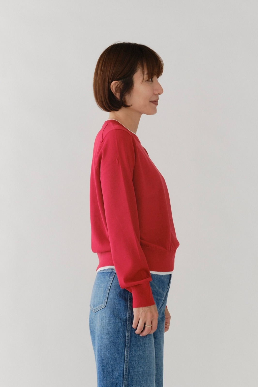 新品タグ付き　ヨリ　マニッシュレイヤーニット マニッシュレイヤーニット | all item| yori