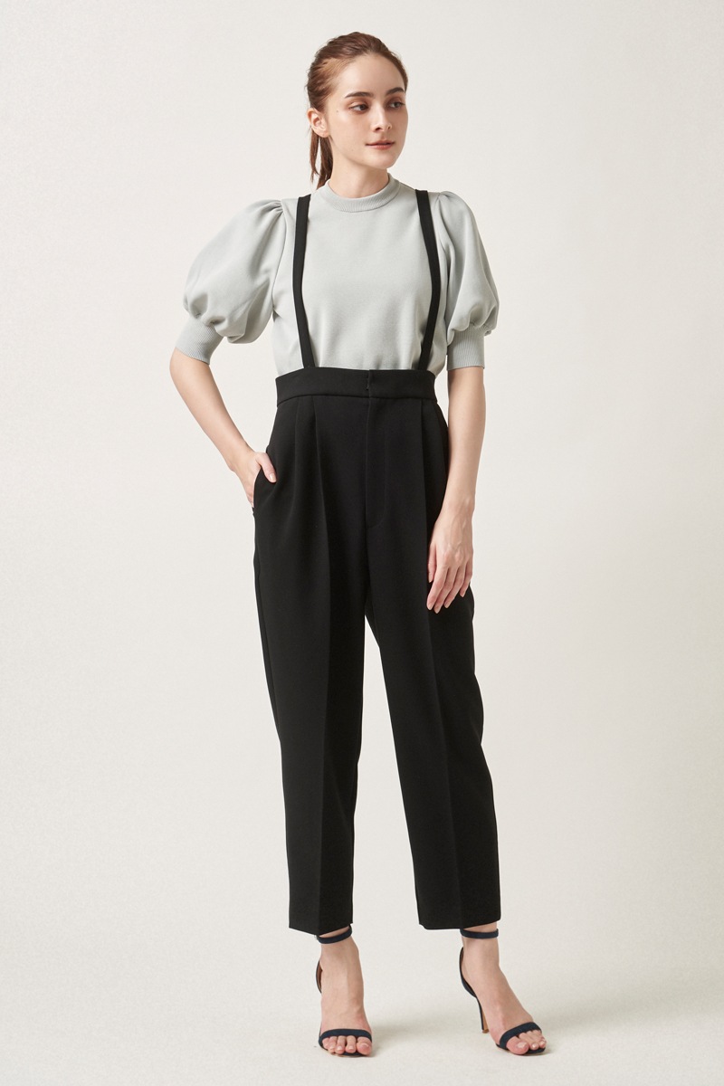 サスペンダー付ハイウエストスティックパンツ 21sp 21 Sp Collection Yori