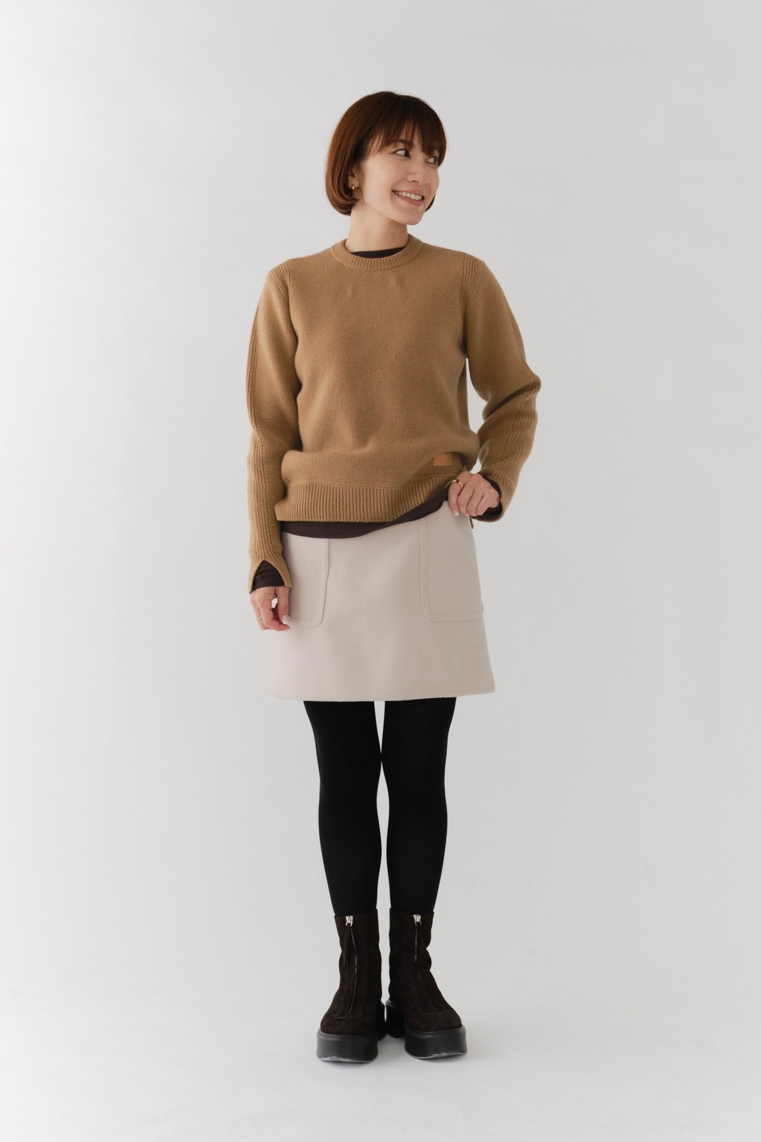 yori 2025AW 新品ポッピングシャワーニット shirocon ポッピングシャワーニット【2025AW】 | 2025 AW