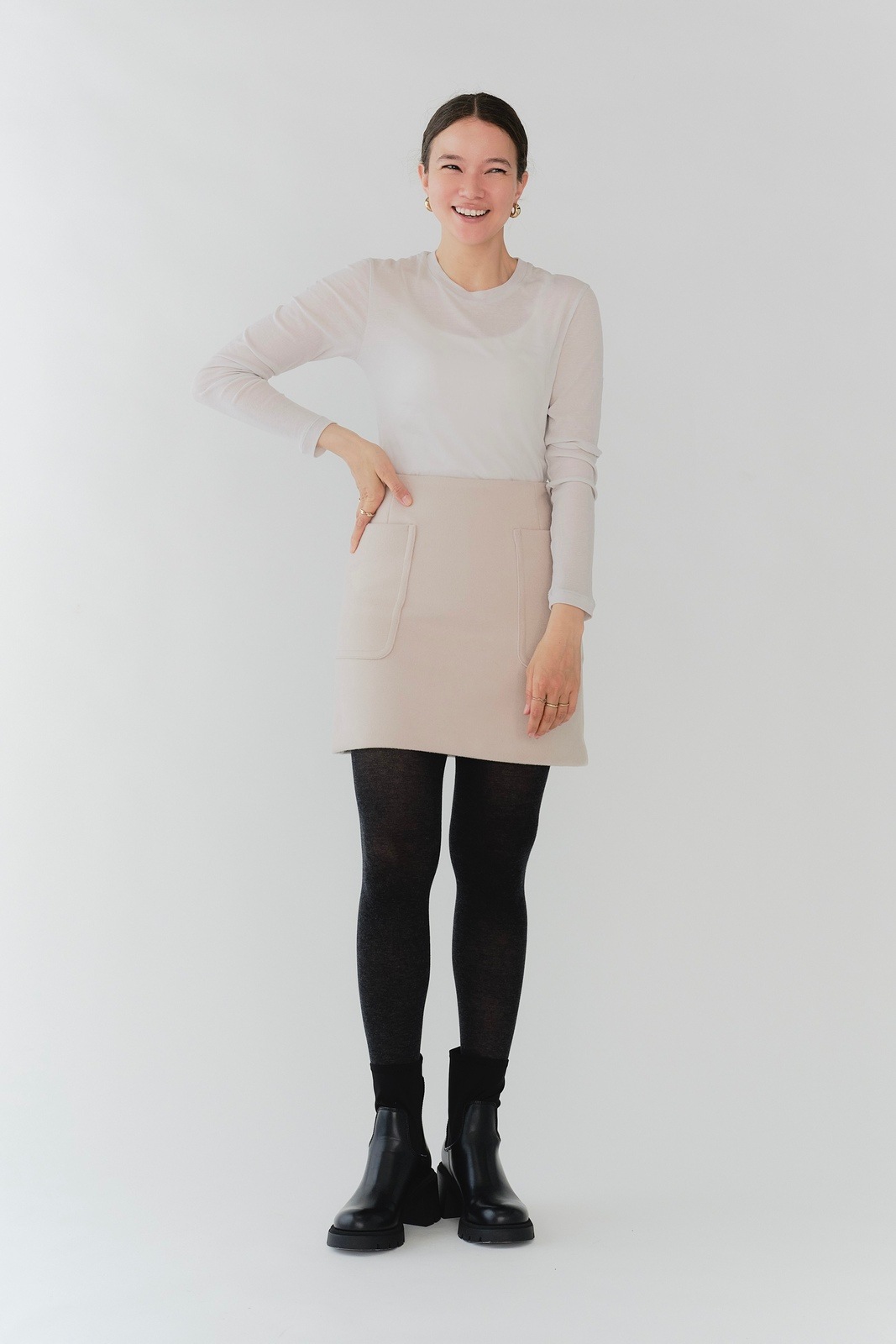 ポケットウールミニスカート【2025AW】 | all item| yori