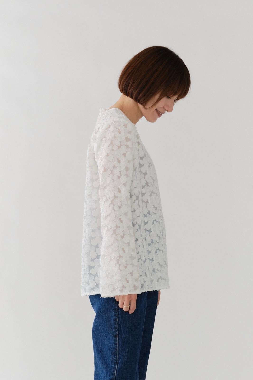 shirocon レースジャガードブラウス【2025AW】 | 2025 AW Collection| yori