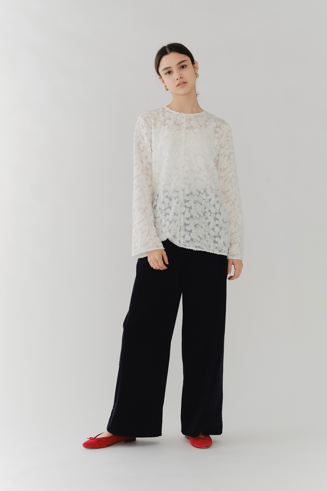 shirocon レースジャガードブラウス【2025AW】 | 2025 AW Collection| yori