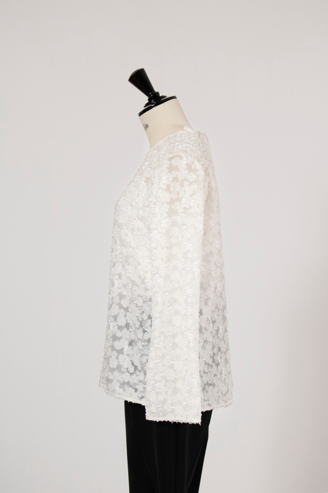 shirocon レースジャガードブラウス【2025AW】