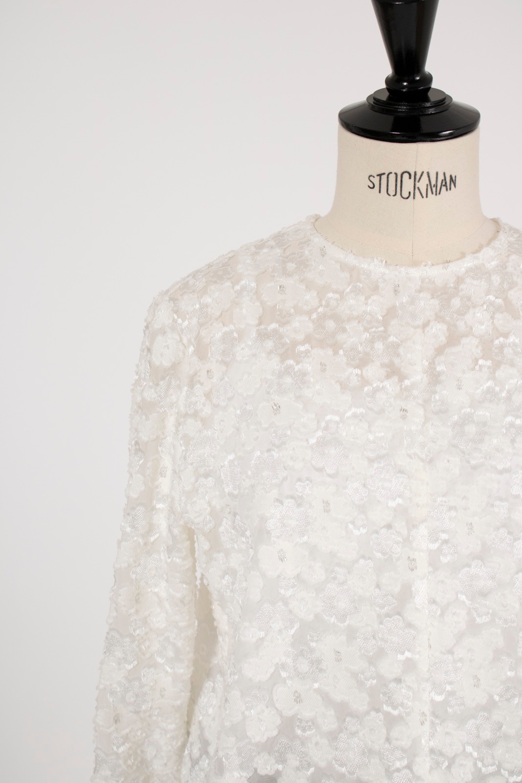 shirocon レースジャガードブラウス【2025AW】