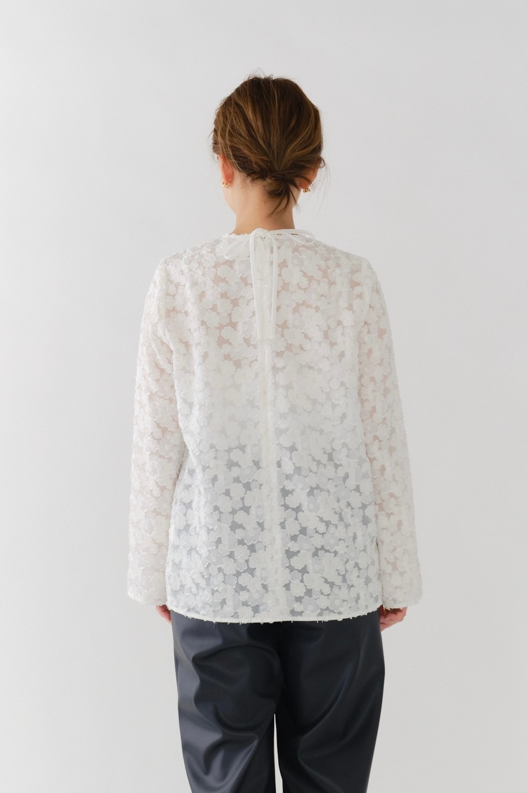 shirocon レースジャガードブラウス【2025AW】 | 2025 AW Collection| yori