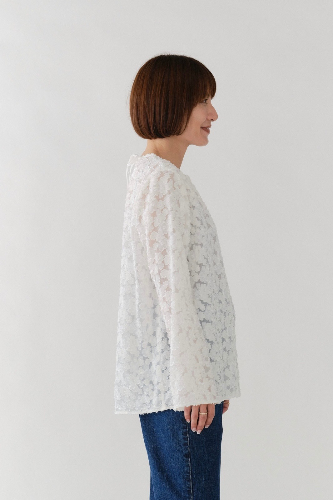 shirocon レースジャガードブラウス【2025AW】 | 2025 AW Collection| yori