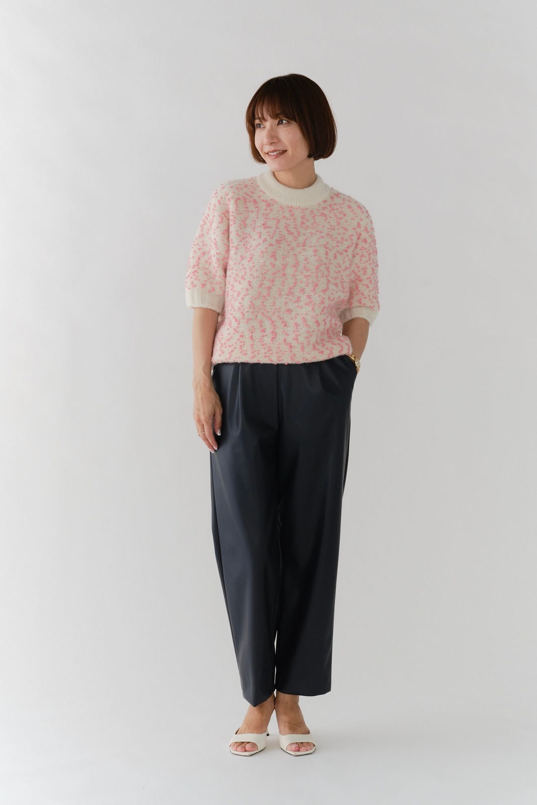 1月中旬発送予定 shirocon ポッピングシャワーニット【2025AW】11