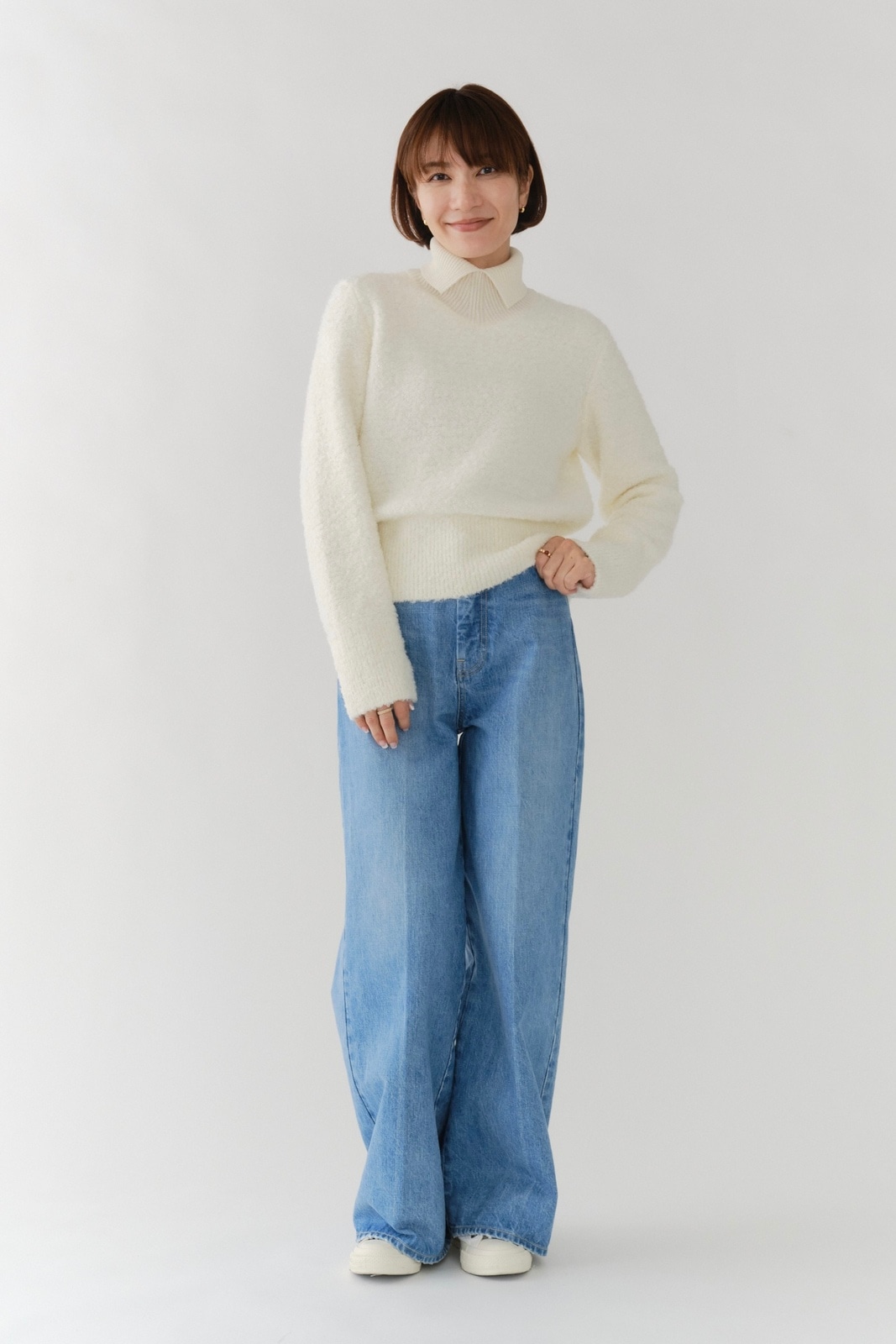 shirocon グロスモヘアタートルニット【2025AW】